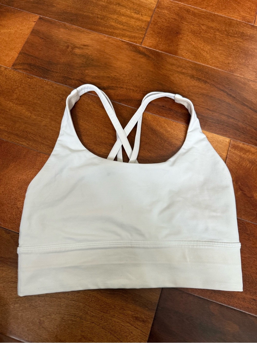 Light Cream Strappy Sports Bralette - Women's Intimates